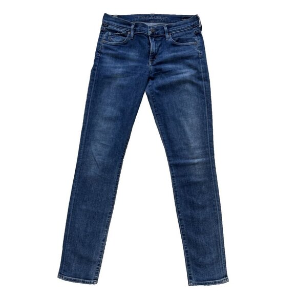 Citizens of Humanity Jeans Avedon Ankle Skinny Jeans Size 28 Blue Denim Mid Rise - Picture 1 of 13